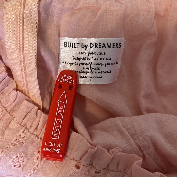 Pink tie front dress - Picture 3 of 3